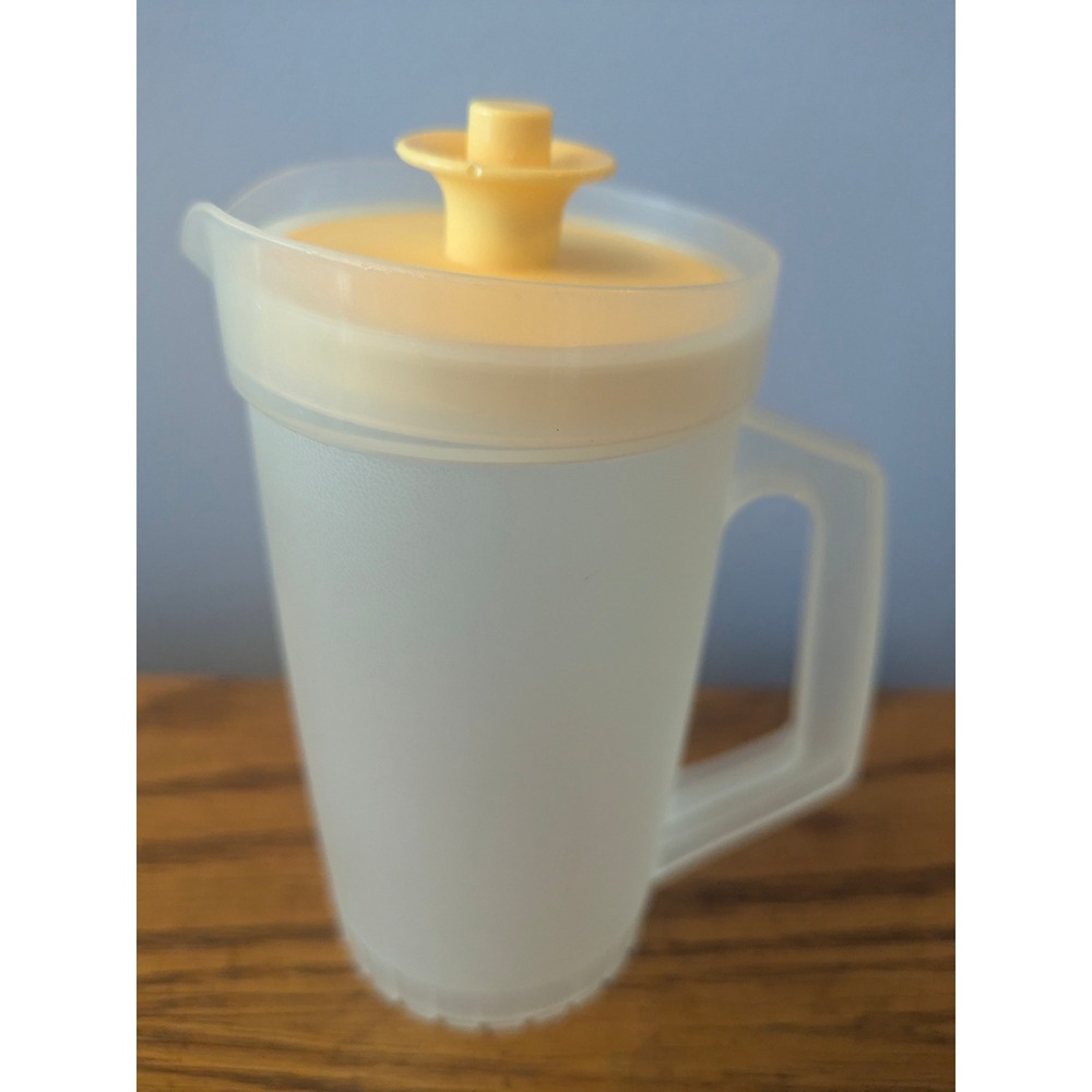 Vintage Tupperware Toy Mini Pitcher and Bowls Set Yellow Blue 6‎ Piece Mixed Lot - Picture 5 of 6